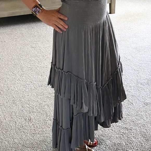Free People Convertible Skirt (Dress/Skirt) – Gravel, Size S - Picture 1 of 7